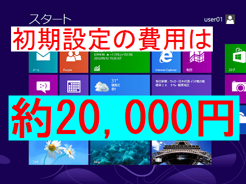 新しいパソコンの初期設定など